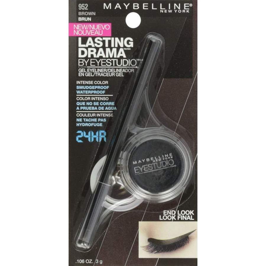 Buy Maybelline New York Eye Studio Lasting Drama Gel Eyeliner - Brown 952