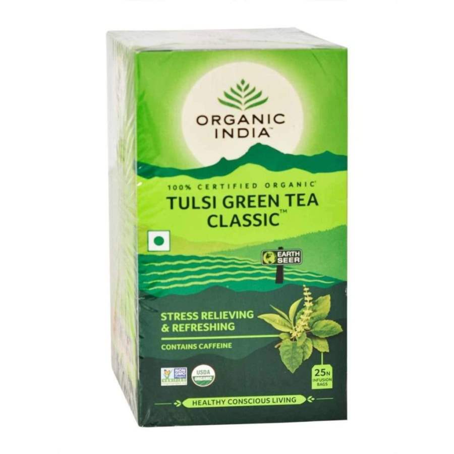 Buy Organic India Tulsi Green Tea Classic