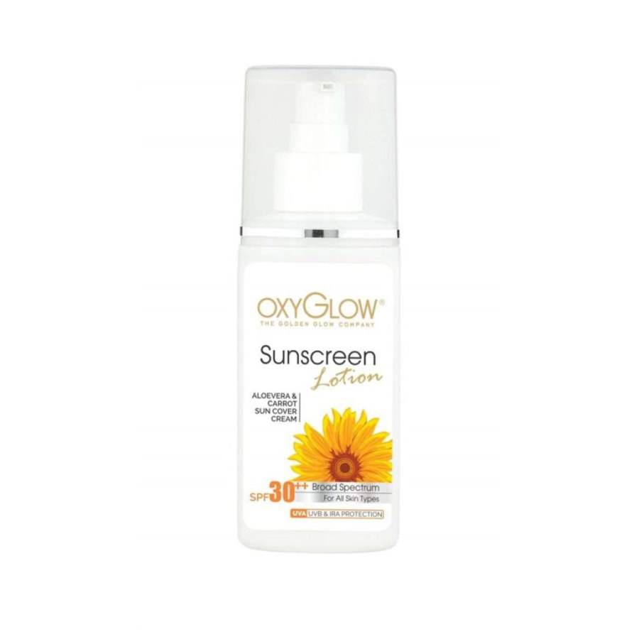 Buy Oxy Glow Aloe Vera and Carrot Sun Cover Lotion SPF - 30 online usa [ USA ] 