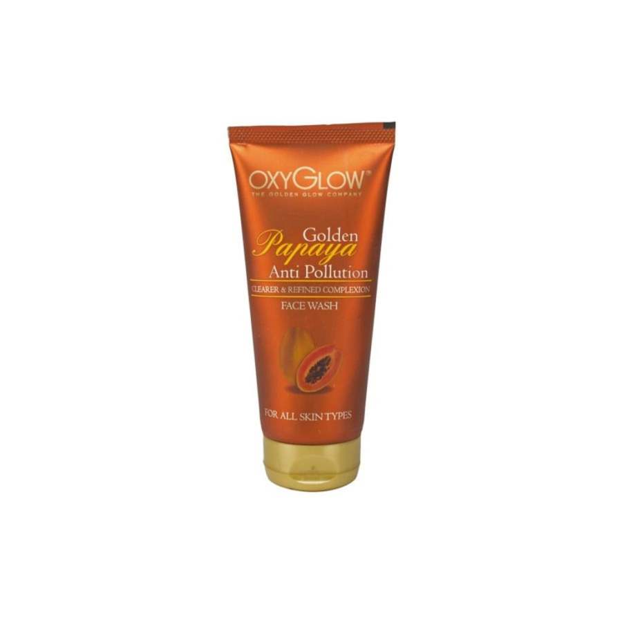 Buy Oxy Glow Golden Glow Papaya Anti Pollution Face Wash