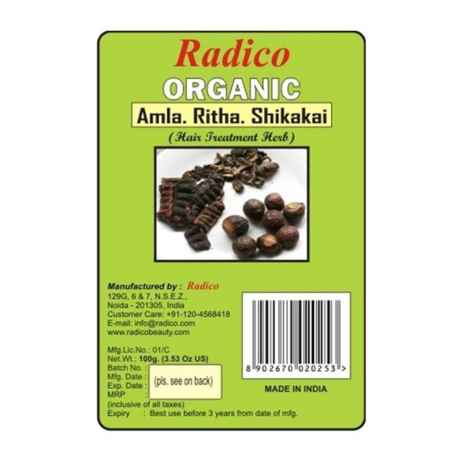 Buy Radico Amla+Ritha+Shikakai Mix Powder