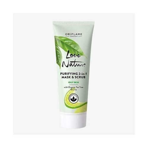 Buy Oriflame Love Nature Purifying 2-in-1 Mask & Scrub with Tea Tree & Lime