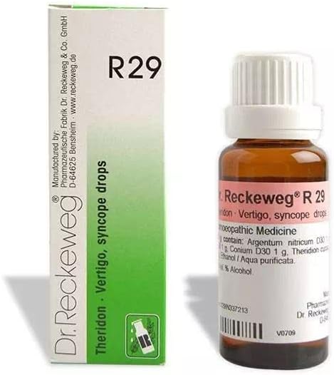 Buy Reckeweg India R29 Vertigo And Syncope Drops