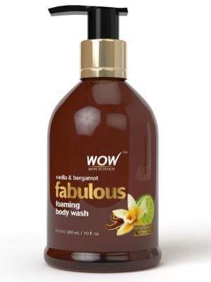 Buy WOW Skin Science Brown Bergamot & Vanilla Foaming Body Wash online usa [ USA ] 