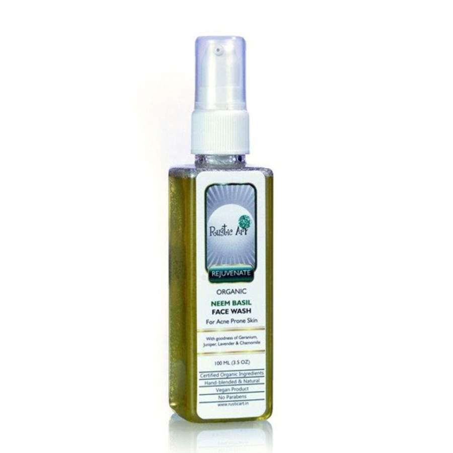 Buy Rustic Art Neem Basil Face Wash online usa [ USA ] 