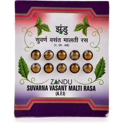 Buy Zandu Vasant Malti Ras ( Swarn Yukt )