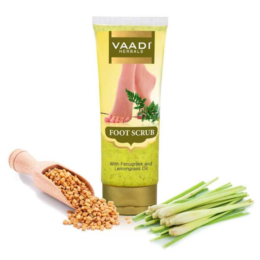 Buy Vaadi Herbals Foot Scrub with Fenugreek and Lemongrass Oil