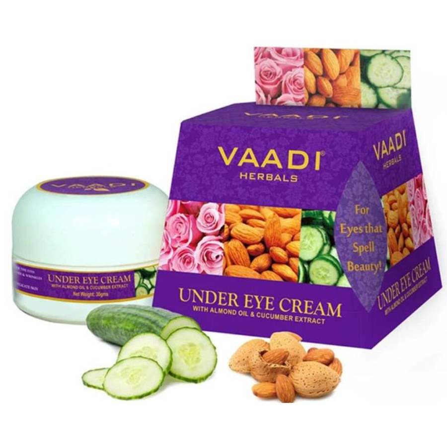 Buy Vaadi Herbals Under Eye Cream - Almond Oil and Cucumber extract online usa [ USA ] 