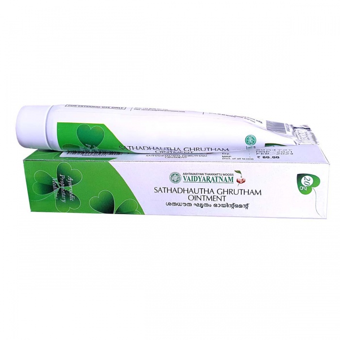 Buy Vaidyaratnam Sathadhautha Ghrutham Ointment online usa [ USA ] 