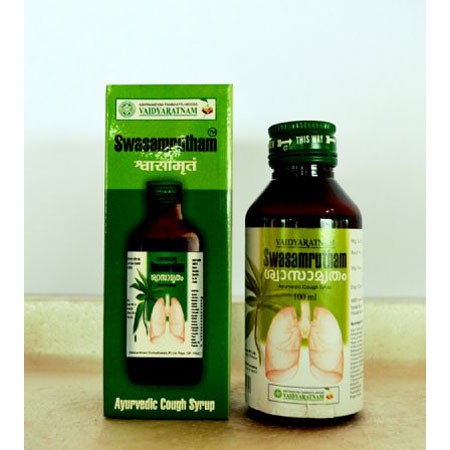 Buy Vaidyaratnam Swasamrutham Cough Syrup