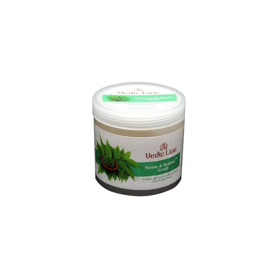 Buy Vedic Line Neem Brahmi Scrub (Problem Skin Scrub)