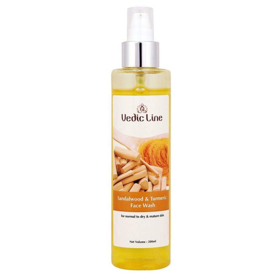 Buy Vedic Line Sandalwood And Turmeric Face Wash