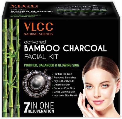 Buy VLCC Activated Bamboo Powder Charcoal Facial Kit