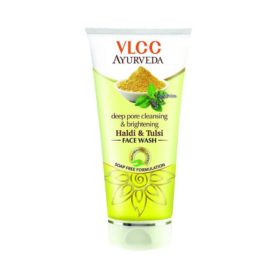 Buy VLCC Ayurveda Deep Pore Cleansing and Brightening Haldi and Tulsi Face Wash