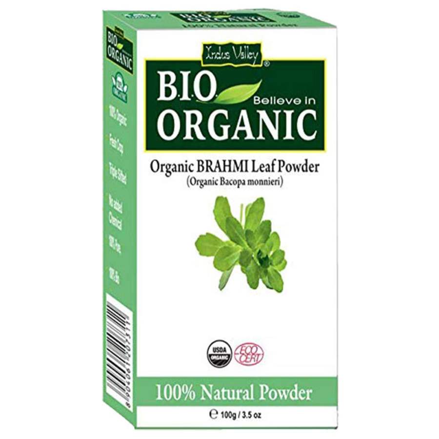 Buy Indus valley Brahmi Powder for Hair Cleanser & Hair Care 