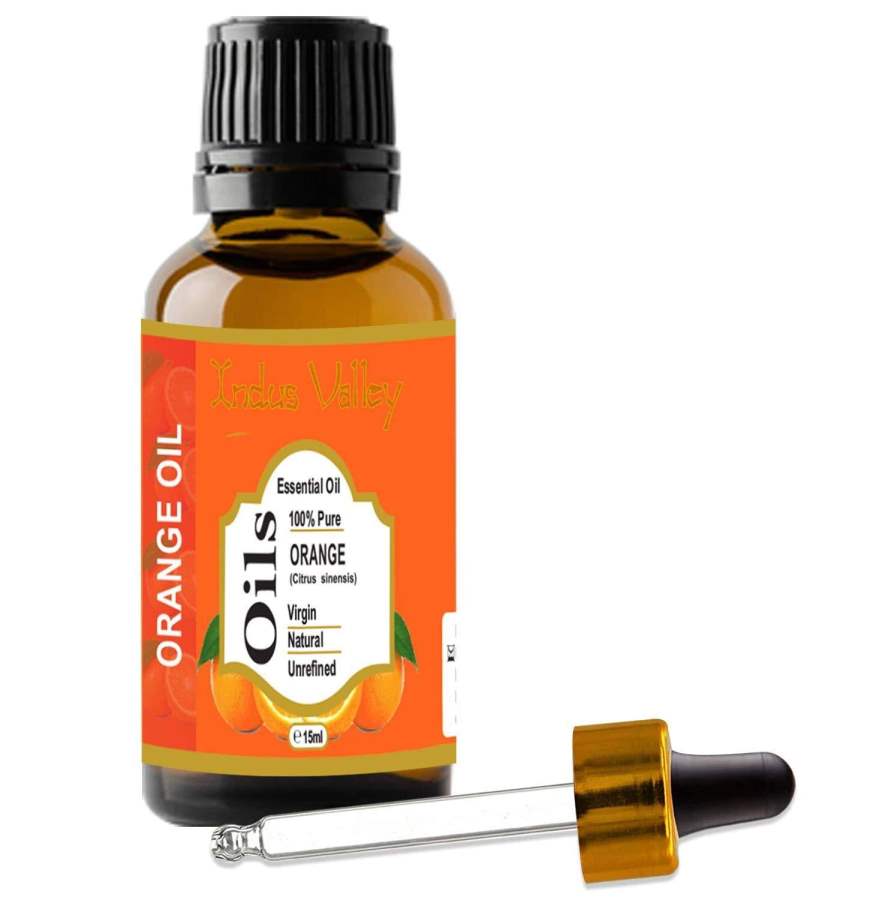 Buy Indus valley Orange Essential Oil for Hair & Face Care 