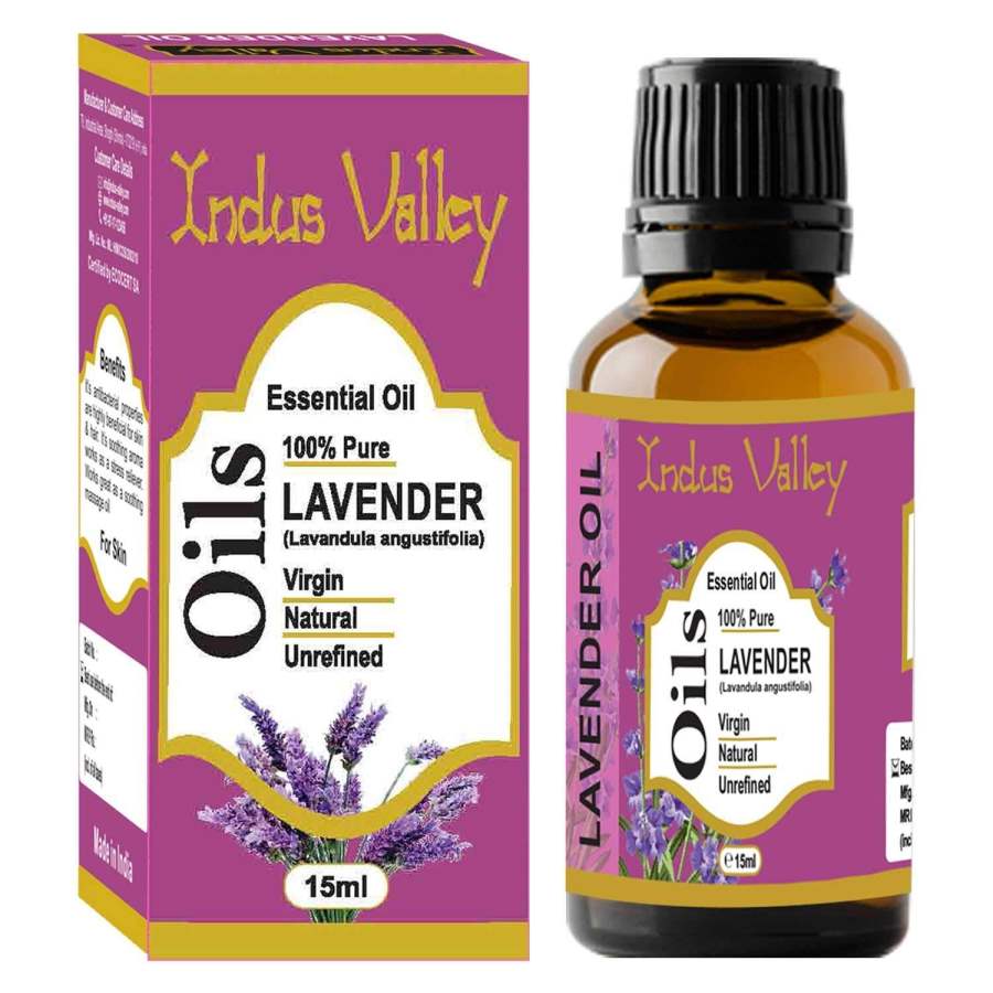 Buy Indus valley Indus valley100% Pure and Natural Lavender Essential Oil For Hair & Face Care 