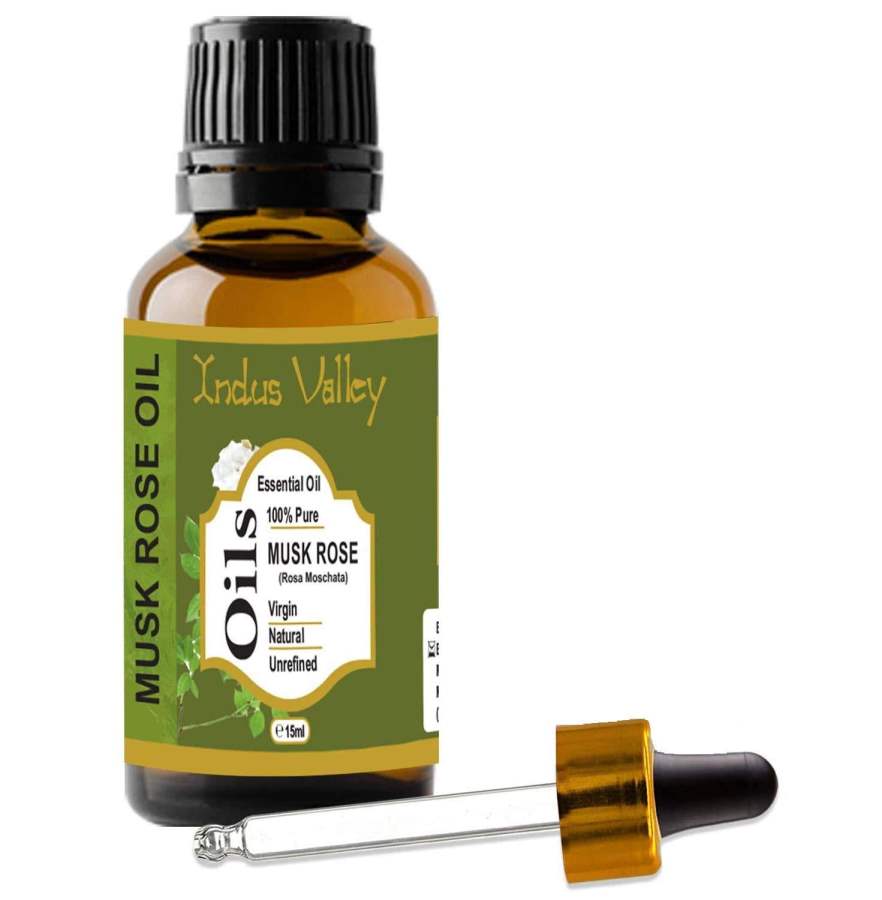 Buy Indus valley Indus valley100% Pure and Natural Musk Rose Essential Oil for Hair & Face Care