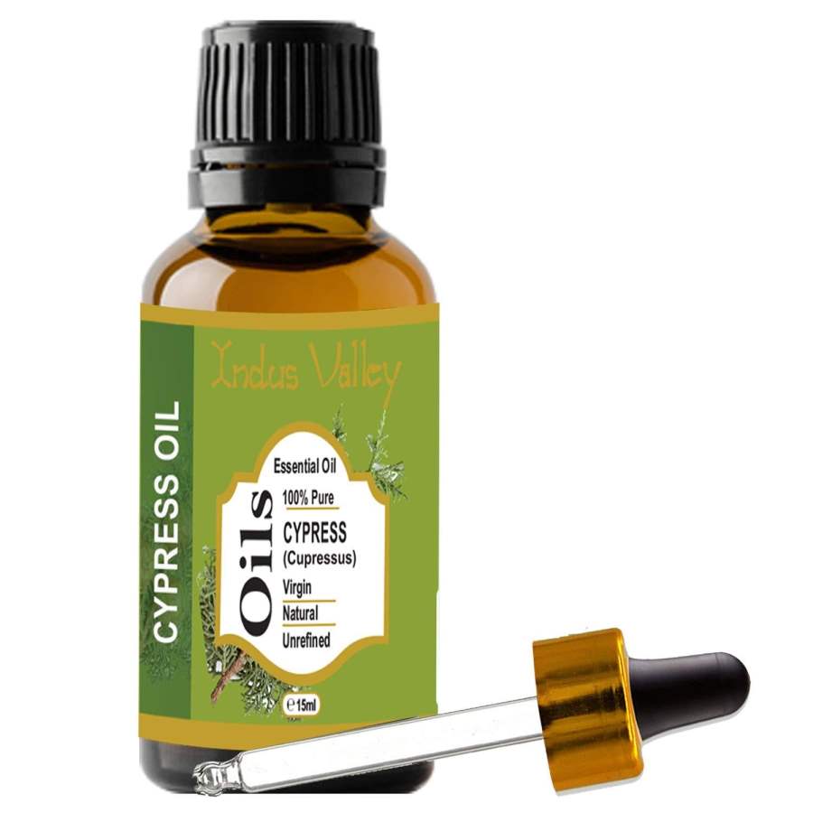 Buy Indus valley Cypress Essential Oil for Hair & Face Care