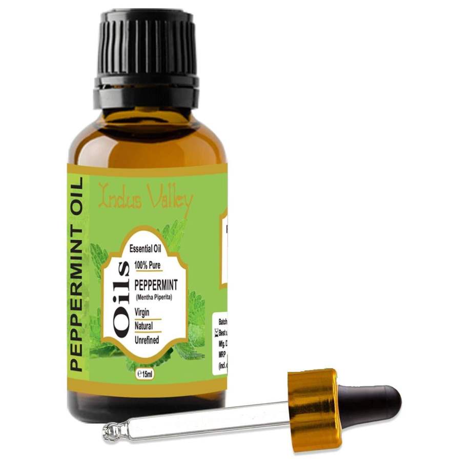 Buy Indus valley Peppermint Essential Oil for Hair & Face Care 