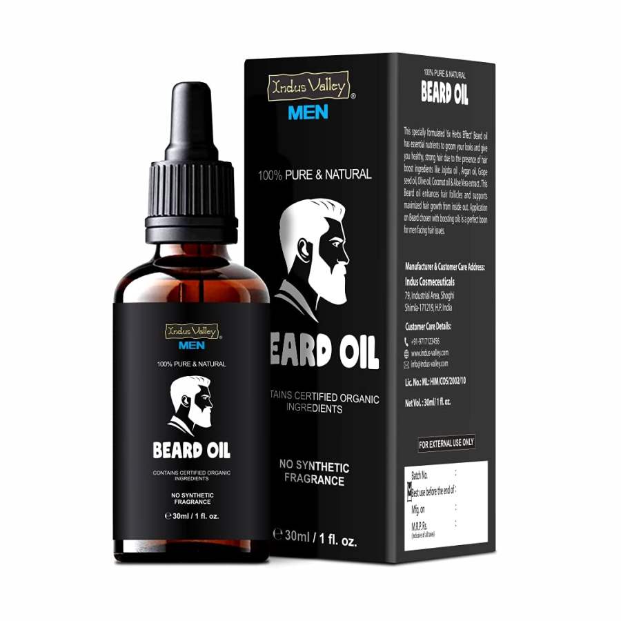 Buy Indus valley men 100% Pure and Natural Beard Oil 